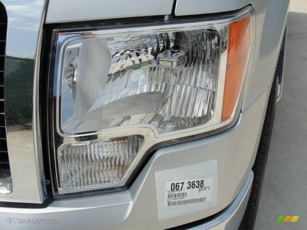 2011 F150 XLT SuperCab - Ingot Silver Metallic / Steel Gray photo #9