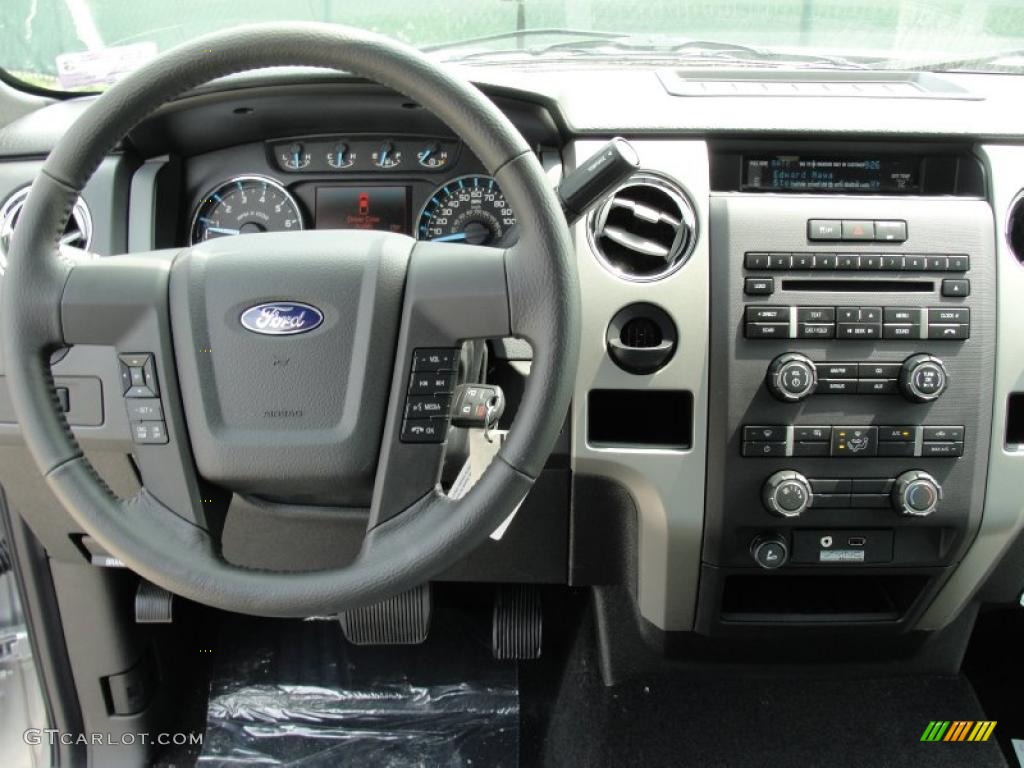 2011 Ford F150 XLT SuperCab Steel Gray Dashboard Photo #47259035