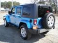 2010 Surf Blue Pearl Jeep Wrangler Unlimited Sahara 4x4  photo #7