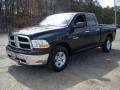 2010 Brilliant Black Crystal Pearl Dodge Ram 1500 SLT Quad Cab 4x4  photo #1