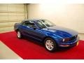 2008 Vista Blue Metallic Ford Mustang V6 Deluxe Convertible  photo #1