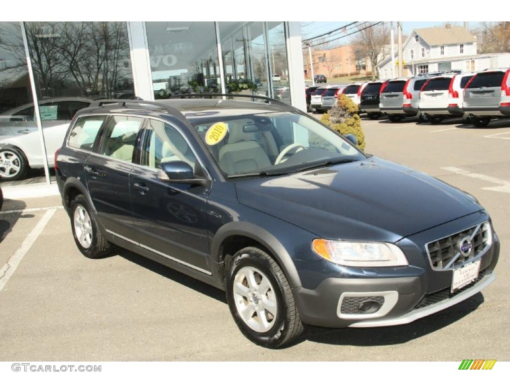 2010 XC70 3.2 AWD - Caspian Blue Metallic / Sandstone photo #3