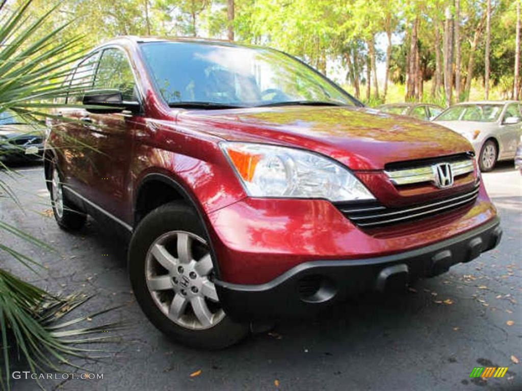 2009 CR-V EX - Tango Red Pearl / Gray photo #1