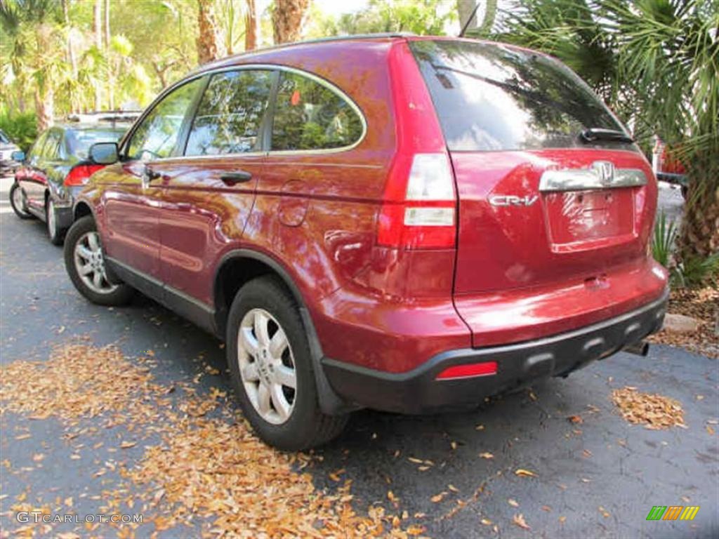 2009 CR-V EX - Tango Red Pearl / Gray photo #3