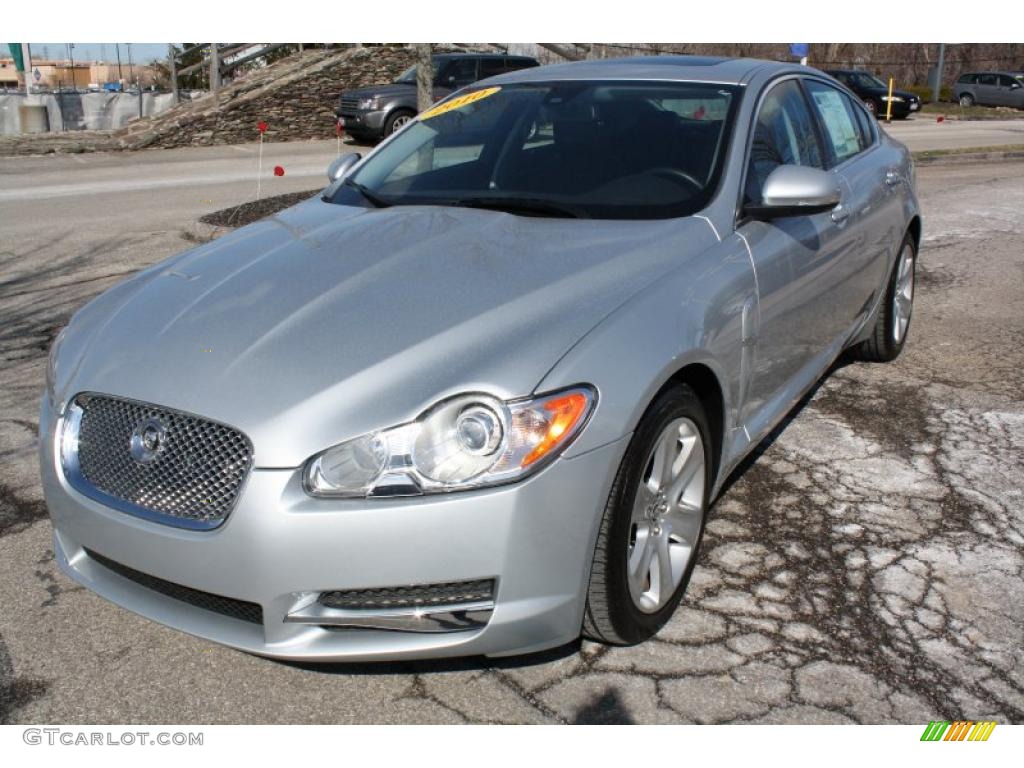 Liquid Silver Metallic 2010 Jaguar XF Premium Sport Sedan Exterior Photo #47260883
