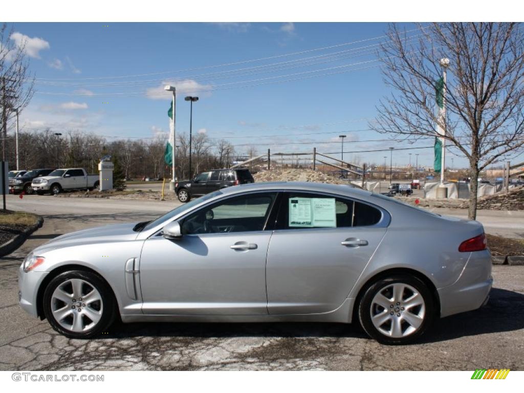 Liquid Silver Metallic 2010 Jaguar XF Premium Sport Sedan Exterior Photo #47260900