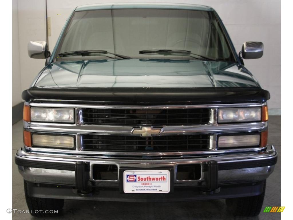 1994 C/K K1500 Z71 Extended Cab 4x4 - Light Quasar Blue Metallic / Gray photo #4