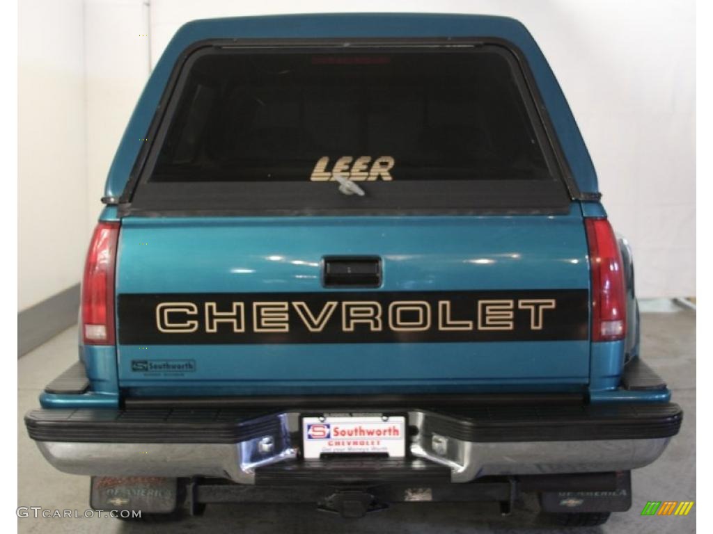 1994 C/K K1500 Z71 Extended Cab 4x4 - Light Quasar Blue Metallic / Gray photo #5