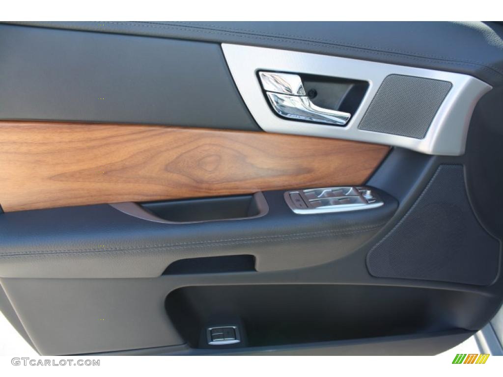 2010 Jaguar XF Premium Sport Sedan Warm Charcoal Door Panel Photo #47261177