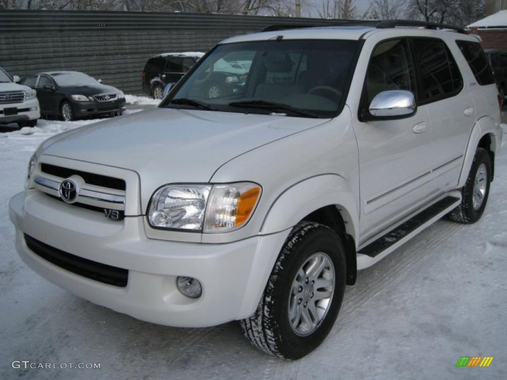 Super White 2007 Toyota Sequoia Limited 4WD Exterior Photo #47261309
