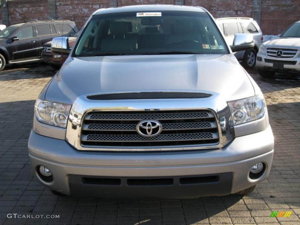 2007 Tundra Limited Double Cab 4x4 - Silver Sky Metallic / Graphite Gray photo #2