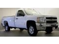 2007 Summit White Chevrolet Silverado 2500HD LS Regular Cab 4x4  photo #1