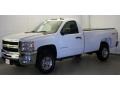 2007 Summit White Chevrolet Silverado 2500HD LS Regular Cab 4x4  photo #3