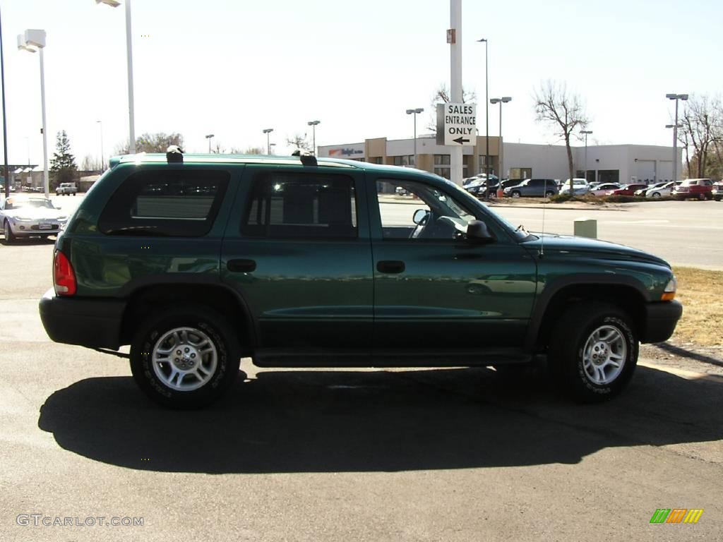 2003 Durango SXT 4x4 - Timberline Green Pearlcoat / Dark Slate Gray photo #5