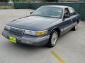 1992 Medium Blue Metallic Mercury Grand Marquis LS  photo #7