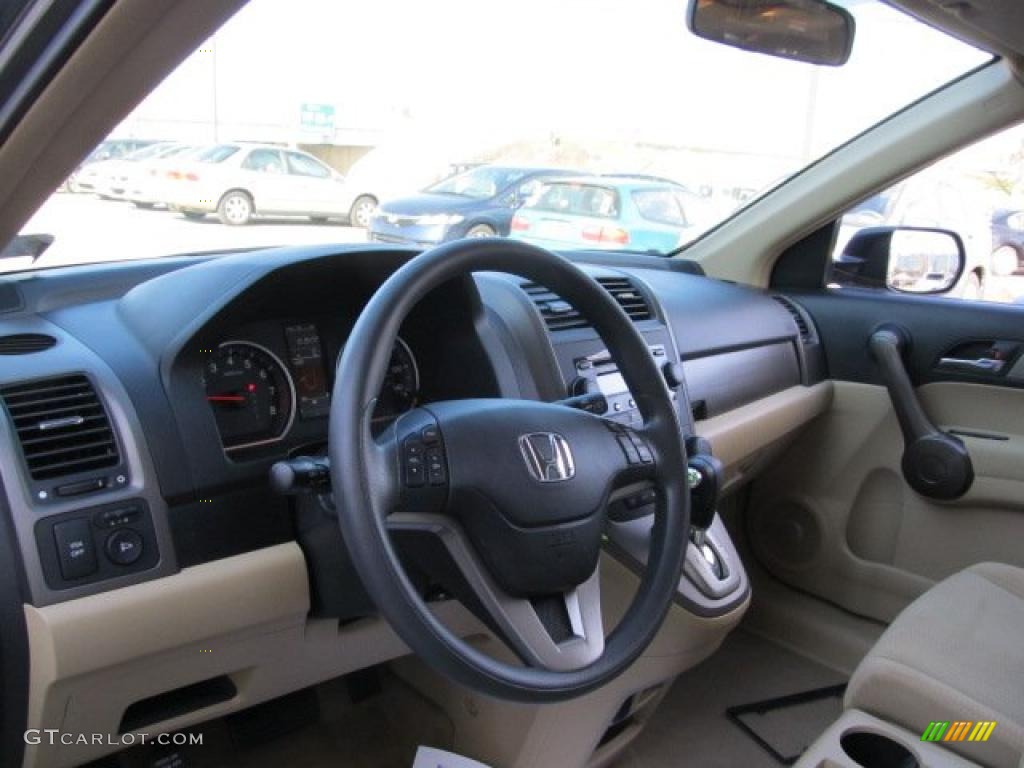 2009 CR-V EX 4WD - Urban Titanium Metallic / Ivory photo #8