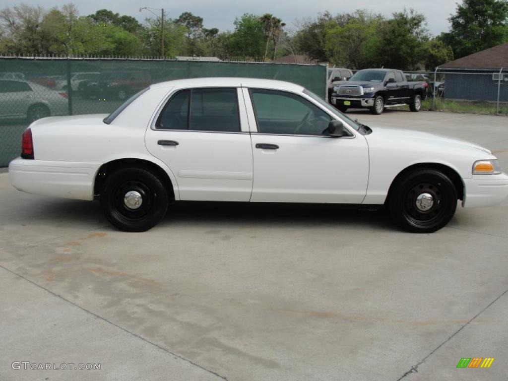Vibrant White 2007 Ford Crown Victoria Police Interceptor ...