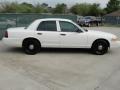 Vibrant White 2007 Ford Crown Victoria Police Interceptor Exterior