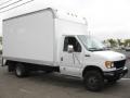 2002 Oxford White Ford E Series Cutaway E450 Commercial Cargo Van  photo #1