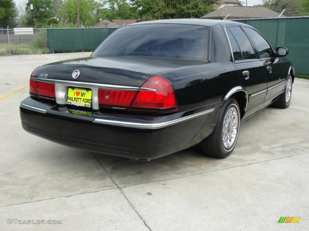2001 Grand Marquis GS - Black Clearcoat / Light Graphite photo #3