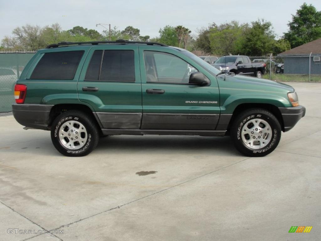 2000 Grand Cherokee Laredo - Shale Green Metallic / Taupe photo #2