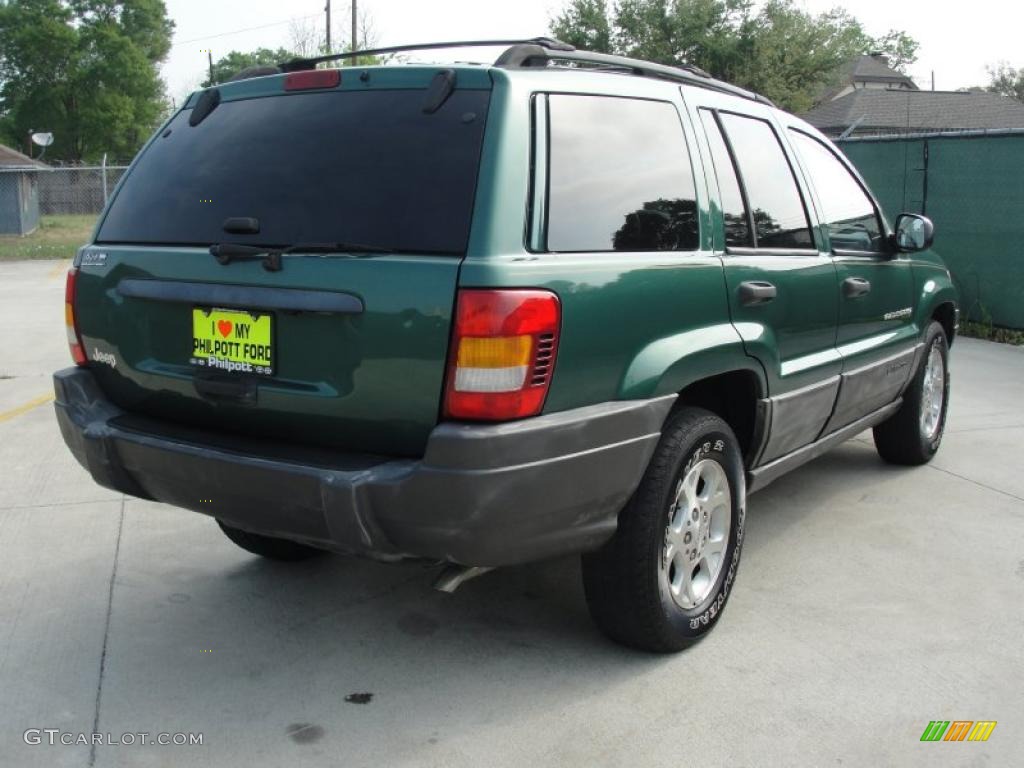 2000 Grand Cherokee Laredo - Shale Green Metallic / Taupe photo #3