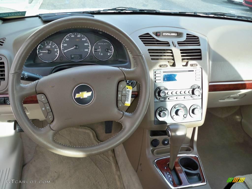 2006 Malibu LT V6 Sedan - White / Cashmere Beige photo #6