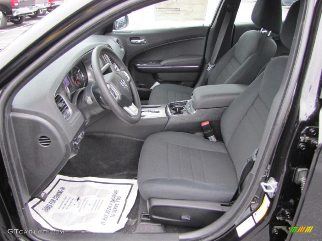 Black Interior 2011 Dodge Charger SE Photo #47267312