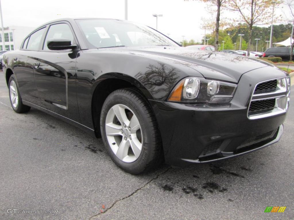 Brilliant Black Crystal Pearl 2011 Dodge Charger SE Exterior Photo #47267486