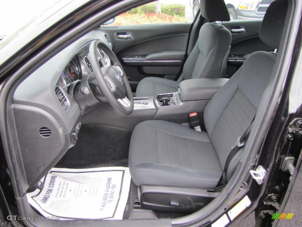 Black Interior 2011 Dodge Charger SE Photo #47267519