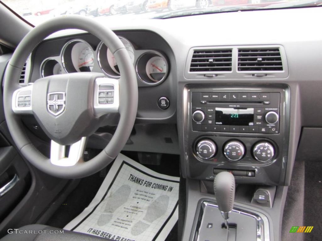 2011 Dodge Challenger SE Dark Slate Gray Dashboard Photo #47267765