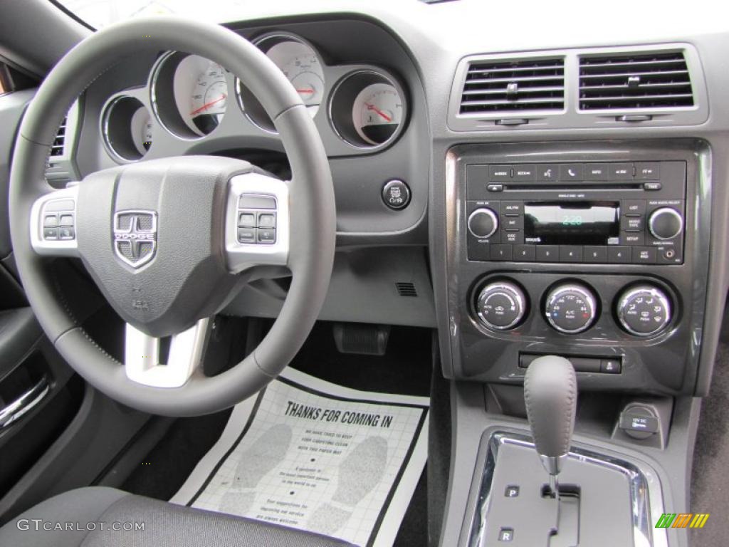 2011 Dodge Challenger SE Dark Slate Gray Dashboard Photo #47268296