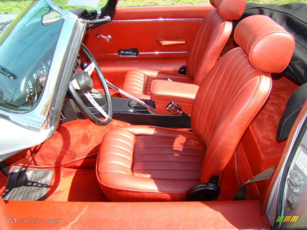 Russet Red Interior 1974 Jaguar XKE Series III Photo #47268503