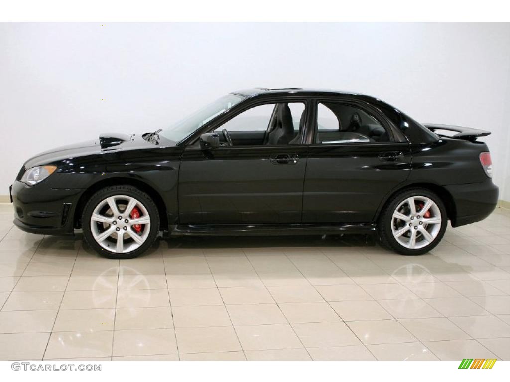 Obsidian Black Pearl 2006 Subaru Impreza WRX Sedan Exterior Photo #47268878