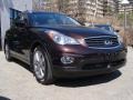 2008 Dark Currant Red Infiniti EX 35 Journey AWD  photo #5