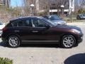 2008 Dark Currant Red Infiniti EX 35 Journey AWD  photo #7