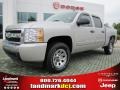 2008 Silver Birch Metallic Chevrolet Silverado 1500 LS Crew Cab  photo #1