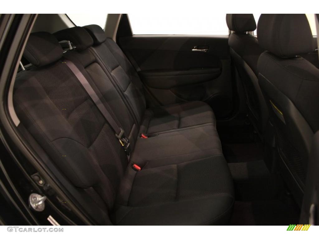 2009 Elantra Touring - Black Pearl / Black photo #14