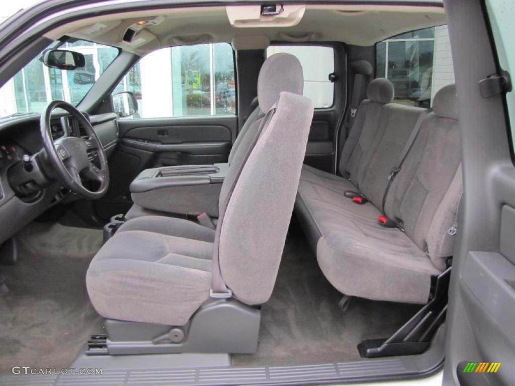 Dark Charcoal Interior 2006 Chevrolet Silverado 1500 LT Extended Cab Photo #47270717