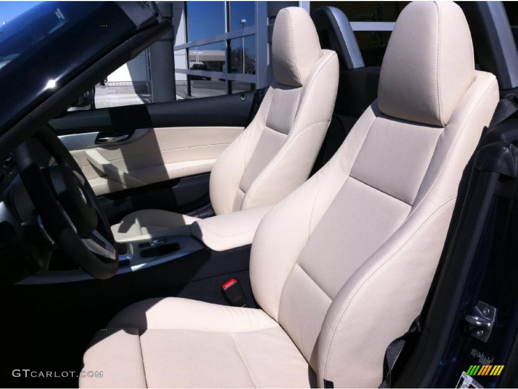 Beige Interior 2011 BMW Z4 sDrive35i Roadster Photo #47270915