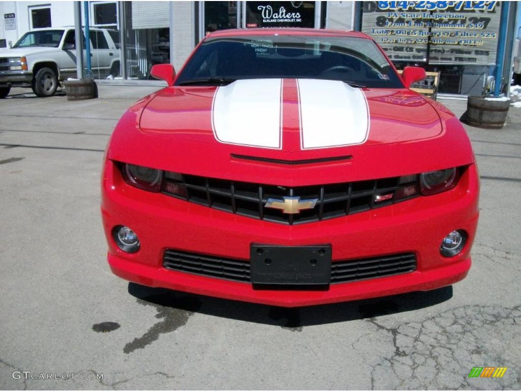 2010 Camaro SS Coupe - Victory Red / Black photo #3