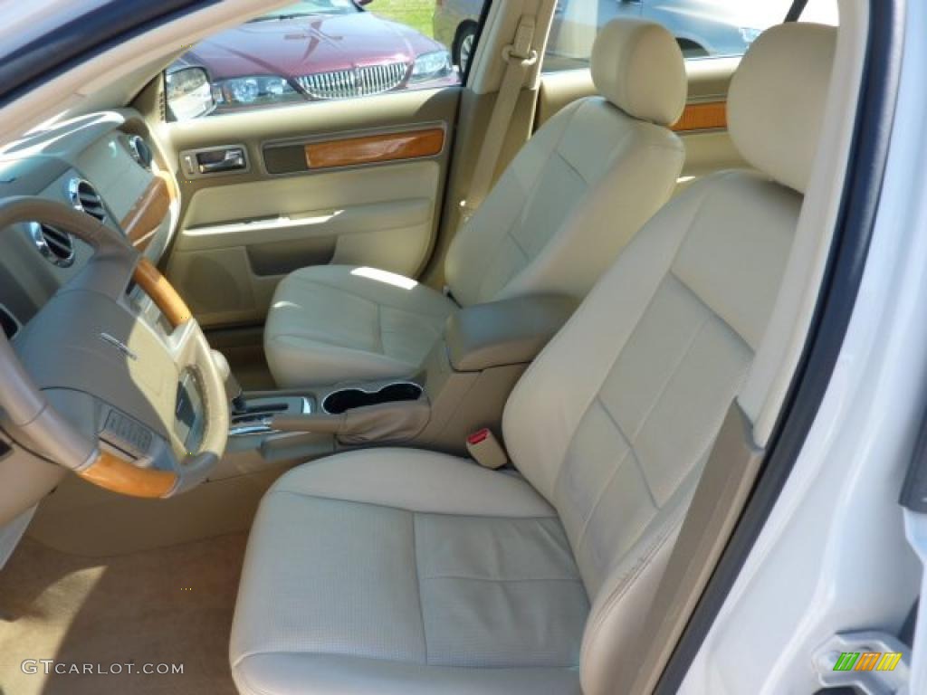 2008 MKZ AWD Sedan - White Suede / Sand photo #8