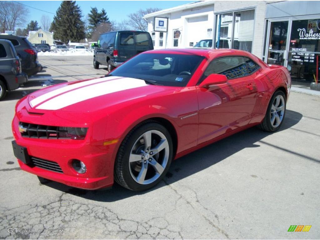 2010 Camaro SS Coupe - Victory Red / Black photo #4