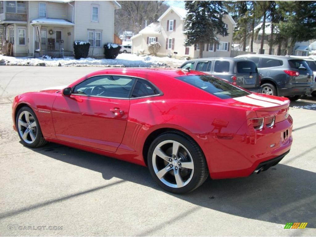 2010 Camaro SS Coupe - Victory Red / Black photo #7
