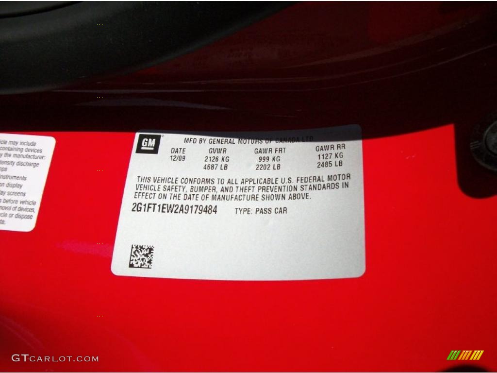 2010 Camaro SS Coupe - Victory Red / Black photo #17