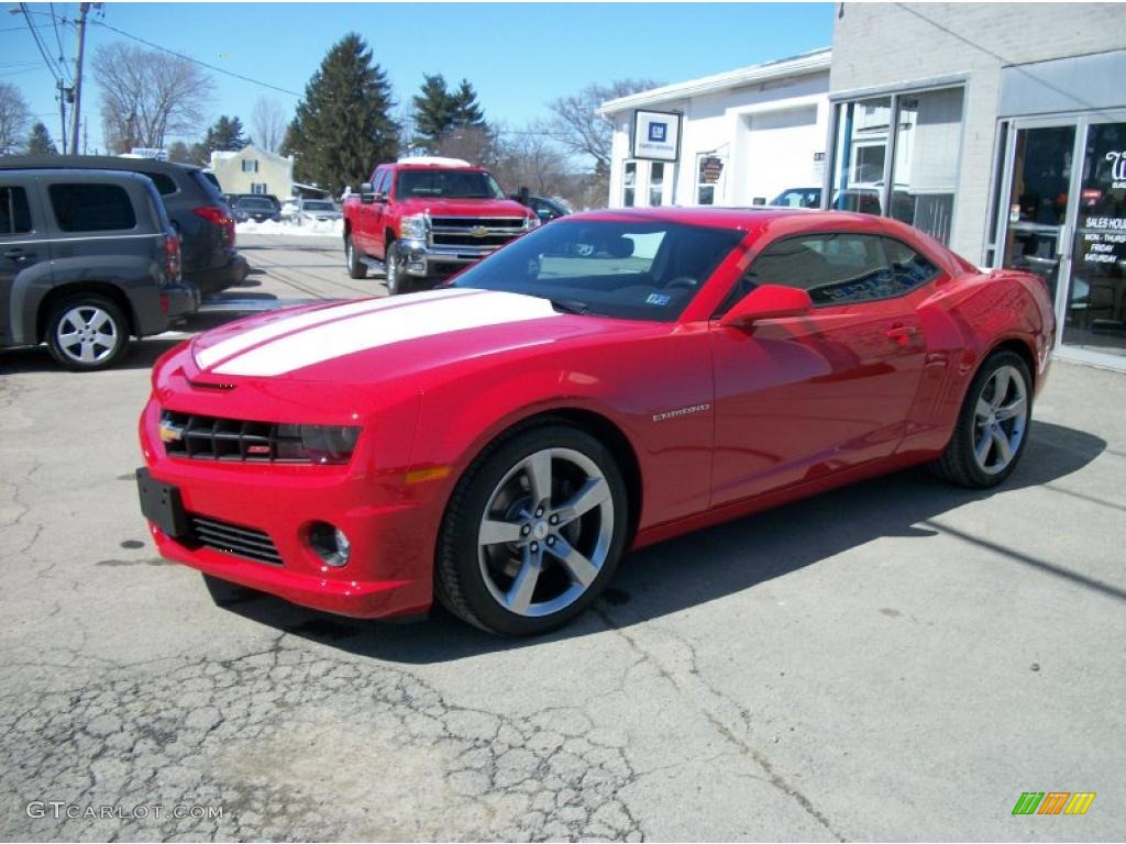 2010 Camaro SS Coupe - Victory Red / Black photo #57