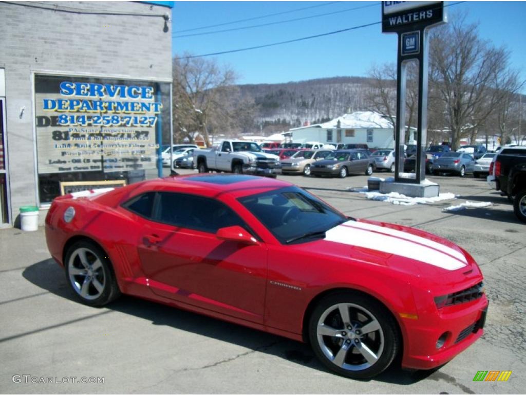 2010 Camaro SS Coupe - Victory Red / Black photo #60