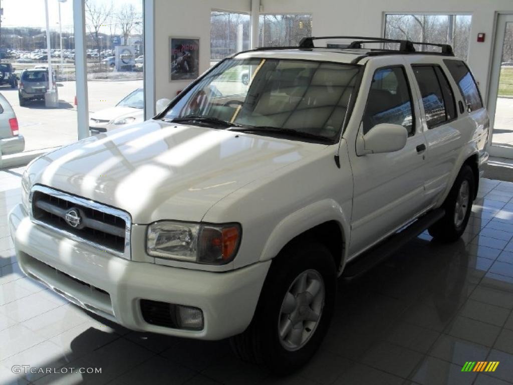 2000 Pathfinder LE - Aspen White Pearl Glow / Slate photo #1