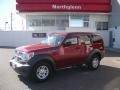 2008 Inferno Red Crystal Pearl Dodge Nitro SXT 4x4  photo #1