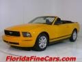 2007 Grabber Orange Ford Mustang V6 Premium Convertible  photo #1
